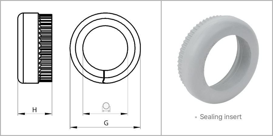 AGRO EVolution EMC Silicone HCR Sealing Insert